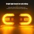 USB Rechargeable Bike Turn Signal Rear Light LED Bicycle Lamp Safety Accessory for Cyclist Visibility