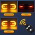 USB Rechargeable Bike Turn Signal Rear Light LED Bicycle Lamp Safety Accessory for Cyclist Visibility