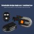 USB Rechargeable Bike Turn Signal Rear Light LED Bicycle Lamp Safety Accessory for Cyclist Visibility