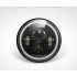 1 par CO LIGHT 7 polegadas LED farol H4 DRL redondo 7'' faróis com amarelo e branco Angel Eye para Jeep Wrangler Lada Niva 4x4 60W