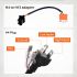1 par CO LIGHT 7 polegadas LED farol H4 DRL redondo 7'' faróis com amarelo e branco Angel Eye para Jeep Wrangler Lada Niva 4x4 60W