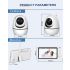 ABM501 Video Baby Monitor 2.4G Wireless 5.0 Inches LCD Night Vision Two Way Audio for Family Safety