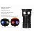B11 LED Diving Flashlight Red Blue White Underwater Photography Light 80M Scuba Lantern Marine Exploration