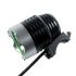Eternalfire bh01 t6 3 modos 1800 lumens conduziu bicicleta luz bicicleta luzes frontais farol-preto