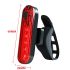 USB Rechargeable Ultra Bright Bike Tail Light with LED Technology Compact Design for Cycling Safety