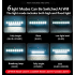 USB Rechargeable Bike Front Light with 120dB Cycling Horn Waterproof Design for Urban Commuters Cyclists