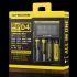 Nitecore D4 Digicharger LCD Display Bateria Nitecore Carregador Inteligente 2.0 Fit Li-ion 18650 14500 16340 26650