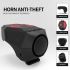 CarryBright CBH3 USB Rechargeable Bicycle Horn 120dB Loud with Diverse Sound Options for Cycling Safety