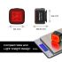 Enfitnix Cubelite III Smart Tail Light Ultra Bright Rear Light USB Charge Cycling Safety 30 Lumens
