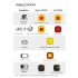 Enfitnix Cubelite III Smart Tail Light Ultra Bright Rear Light USB Charge Cycling Safety 30 Lumens
