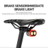 CYCLAMI CY200 Smart Brake Sensing Rear Light LED Bicycle Tail Light for Safe Night Rides and Urban Cycling