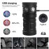 D10 Super Bright Diving Flashlight 100m IPX8 Waterproof with 3 Color Settings for Underwater Photography