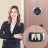 Digital Door Viewer Peephole Door Camera Doorbell 2.8-inch Night Vision Photo Shooting Digital Door Monitoring for Home Security