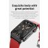 E500 Blood Glucose Smart Watch Men ECG Monitor Blood Pressure Body Temperature Smartwatch IP68 Waterproof Fitness Tracker