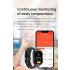 E500 Blood Glucose Smart Watch Men ECG Monitor Blood Pressure Body Temperature Smartwatch IP68 Waterproof Fitness Tracker