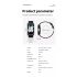 EP02 Blood Glucose Sugar Smart Watch ECG HRV heart rate temperature 1.57