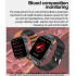E580 Blood Glucose Smart Watch ECG Heart Rate Blood Pressure IP68 Waterproof Smartwatch