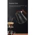 Electric Gooseneck Kettle Real-Time Temperature Control 1200-Watt Quick Heating Safe Design Precision Pouring