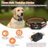 Wireless Dog Fence Collar, GPS Pet Containment System, Rechargeable Dog Bark Collar , Waterproof Anti Barking Trainer, for Dogs 15-120 lbs