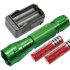 Multi Color Select Ultrafire 501B U2 1300 Lumens 5 Modos LED Lanterna  2 * 18650 Bateria  Carregador