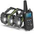 Colar de treinamento de cão elétrico 800m com tela LCD Pet Controle remoto impermeável colares recarregáveis ??para o som de vibração de choque