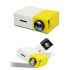 YG300 LED mini projetor 320x240 pixels suporta 1080p YG-300 HDMI USB Audio Projetor Portátil Home Media Player