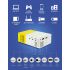 YG300 LED mini projetor 320x240 pixels suporta 1080p YG-300 HDMI USB Audio Projetor Portátil Home Media Player
