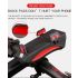Multi-função 4 em 1 MTB Bicycle Light USB Recarregável LED Bicicleta Cabeça Da Lâmpada Bicicleta Titular Do Telefone Potência PowerBank Ciclismo Frente Luz
