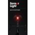 Bicicleta esperta luz traseira luz auto start parar freio ipx6 À prova d 'água usb carga ciclismo cauda taillight bike led luzes
