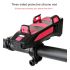 Multifuncional de luz de bicicleta 4 em 1 luz de bicicleta 800 lumens bike lanterna bike horn titular de telefone banco de potência bicicleta luz frontal