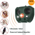 Repelente animal ultrassônico energia solar pássaro cão gato skunk cervos raccoon repelente