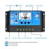 60A / 50A / 40A / 30A / 20A / 10A 12V 24V Auto Charge Solar Controlador PWM Controladores LCD Dual USB 5V Saída Solar Painel PV Regulador PV