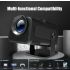HY320 Android 11 Projector Compact 4K Native 390 ANSI Lumens Dual Wifi6 Bluetooth 5.0 Home Outdoor Cinema