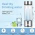 Portable Hydrogen Generator Water Cup with Filter Ionizer Stylish 420ml Boosts Hydration and Antioxidant Levels