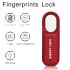 Mini Fingerprint Padlock Quick Unlock Keyless Access Durable Lock with Lightweight Design for Travel Security