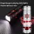 Portable Mini EDC Flashlight USB Rechargeable Pocket Torch Light Keychain Flashlights