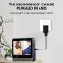 M12 Wireless Video Doorbell with 4.3 inch IPS Screen IR Night Vision for Enhanced Residential Safety