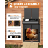 Automatic Chicken Coop Door Opener with Built-in Timer Durable Weather-Resistant Aluminum Electric Door