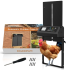 Automatic Chicken Coop Door Opener with Built-in Timer Durable Weather-Resistant Aluminum Electric Door