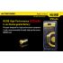 Nitecore NL166 16340 RCR123A 3.7V 2.4WH 650mAh bateria recarregável de lítio