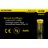 Nitecore NL166 16340 RCR123A 3.7V 2.4WH 650mAh bateria recarregável de lítio