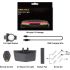 C1 Rechargeable Bike Tail Light LED - Remote Control, Turning Lights, Ground Lane Alert, Easy Installation for Cycling Safety Warning Light