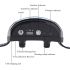 Cão de estimação anti barking dispositivo usb elétrico cães ultrassônico treinamento cão parar de latir vibração anti casca gola dropship