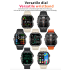 QX11 Smart Watch Men IP68 5ATM Outdoor Sports Fitness Tracker Health Monitor 1.96