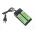 Carregador de bateria para baterias recarregáveis ??duplas 18650/26650 (AC 100 ~ 240V)