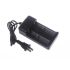 Carregador de bateria para baterias recarregáveis ??duplas 18650/26650 (AC 100 ~ 240V)