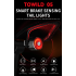 TOWILD TL05 Rear Light Smart Auto Brake Sensing IPX6 Waterproof Bicycle Safety Light with 100 Hour Battery
