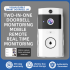 U9 Wireless Video Doorbell Video Intercom Surveillance Camera WIFI Visual Doorbell Camera Two-way Intercom