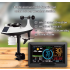 Weather Station 7.5 inch Color Display Solar Wireless Outdoor Sensor Real-time Temperature Humidity Updates