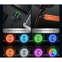 Versatile Bicycle Rear Light Smart Brake Sensor Wireless Remote Control Colorful Flash Rechargeable Light